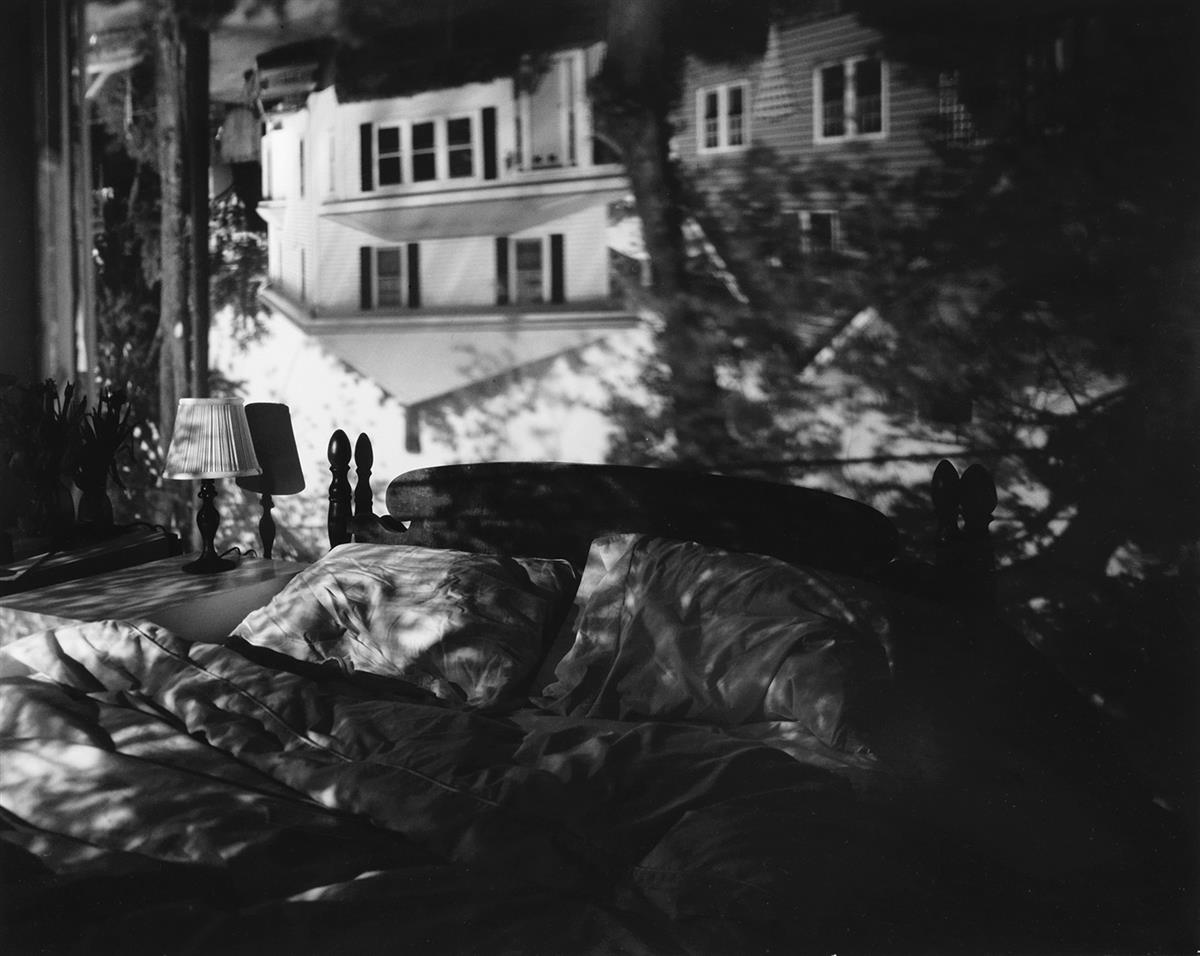 ABELARDO MORELL (1948- ) Camera Obscura Image of Houses Across the Street in Our Bedroom.